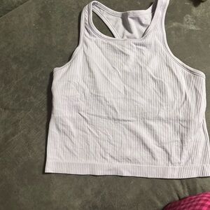 Lululemon ebb to the street cropped tank